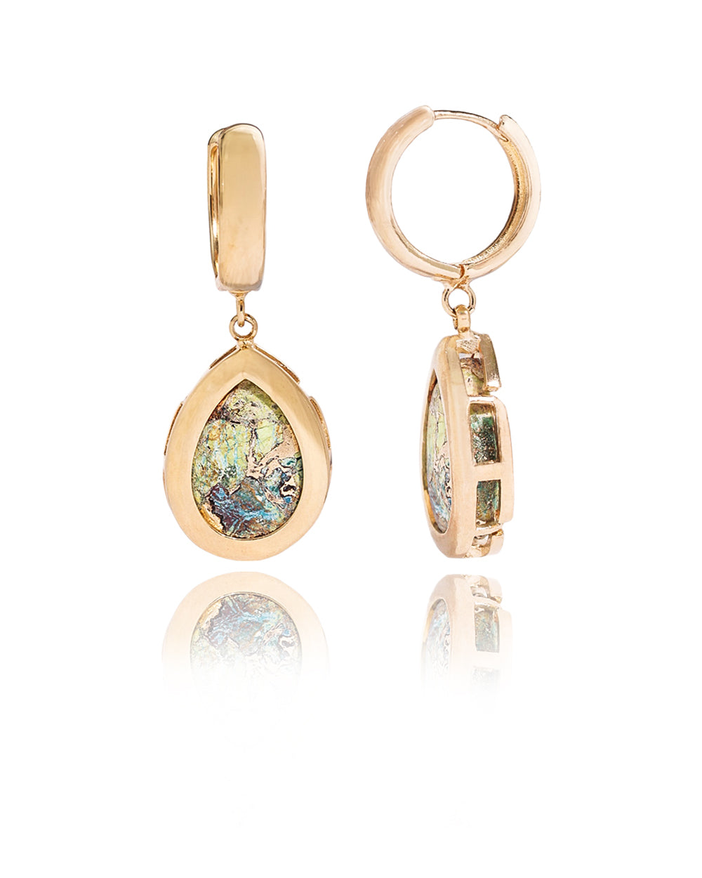 Argola Gota Mohave Chryssocolla