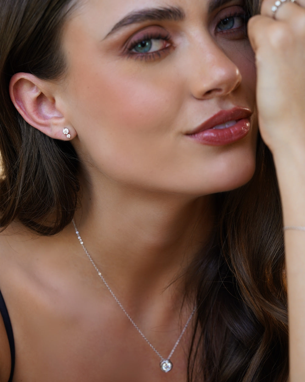 Brinco Pure Glow Moissanite