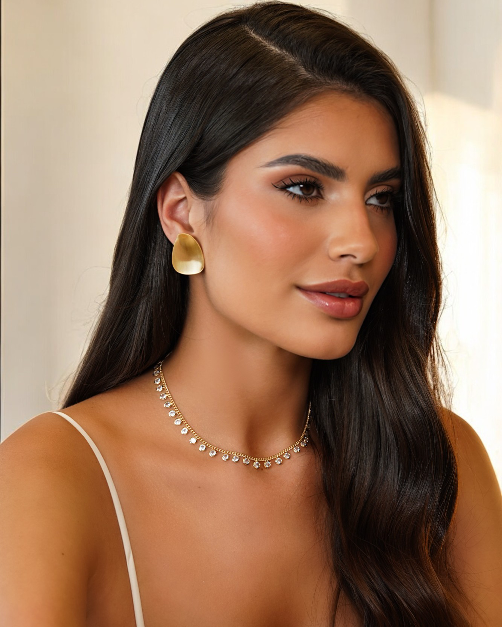 Choker Pontos de Luz Luxo Gold