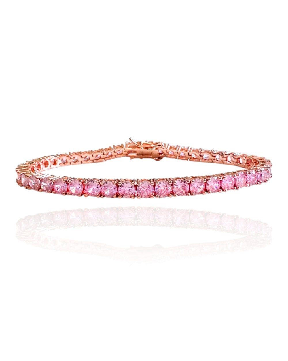 Pulseira Riviera Kunzita Rosé