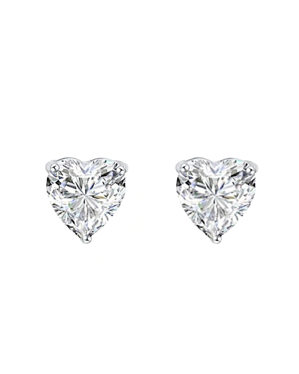 Brinco Heart Ponto de Luz Luxo
