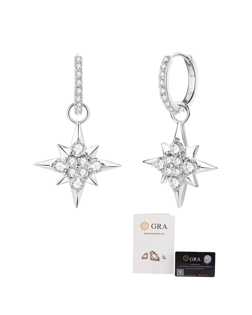 Argola Aster Moissanite