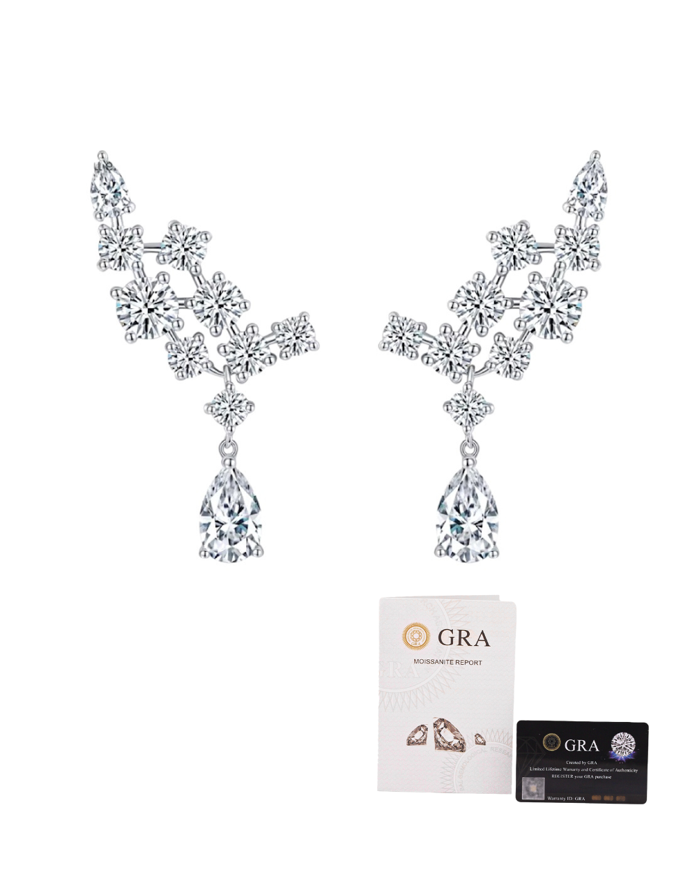 Ear Cuff High Garden Moissanites