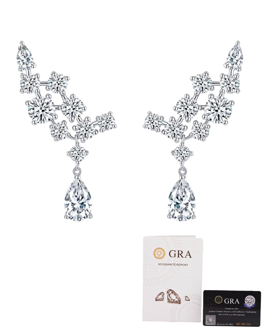 Ear Cuff High Garden Moissanites