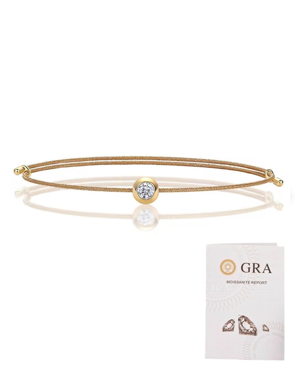 Pulseira Erie Moissanite Gold