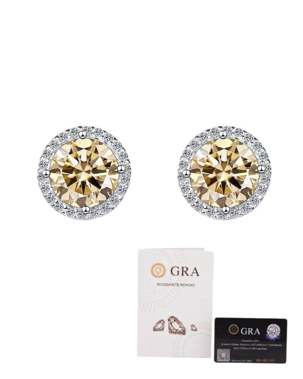 Brinco Prianka Moissanite Desert Ombré