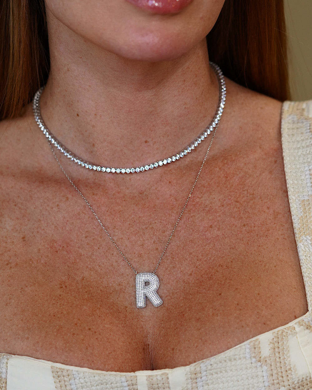 Colar Riviera 3 Garras Slim 38 cm
