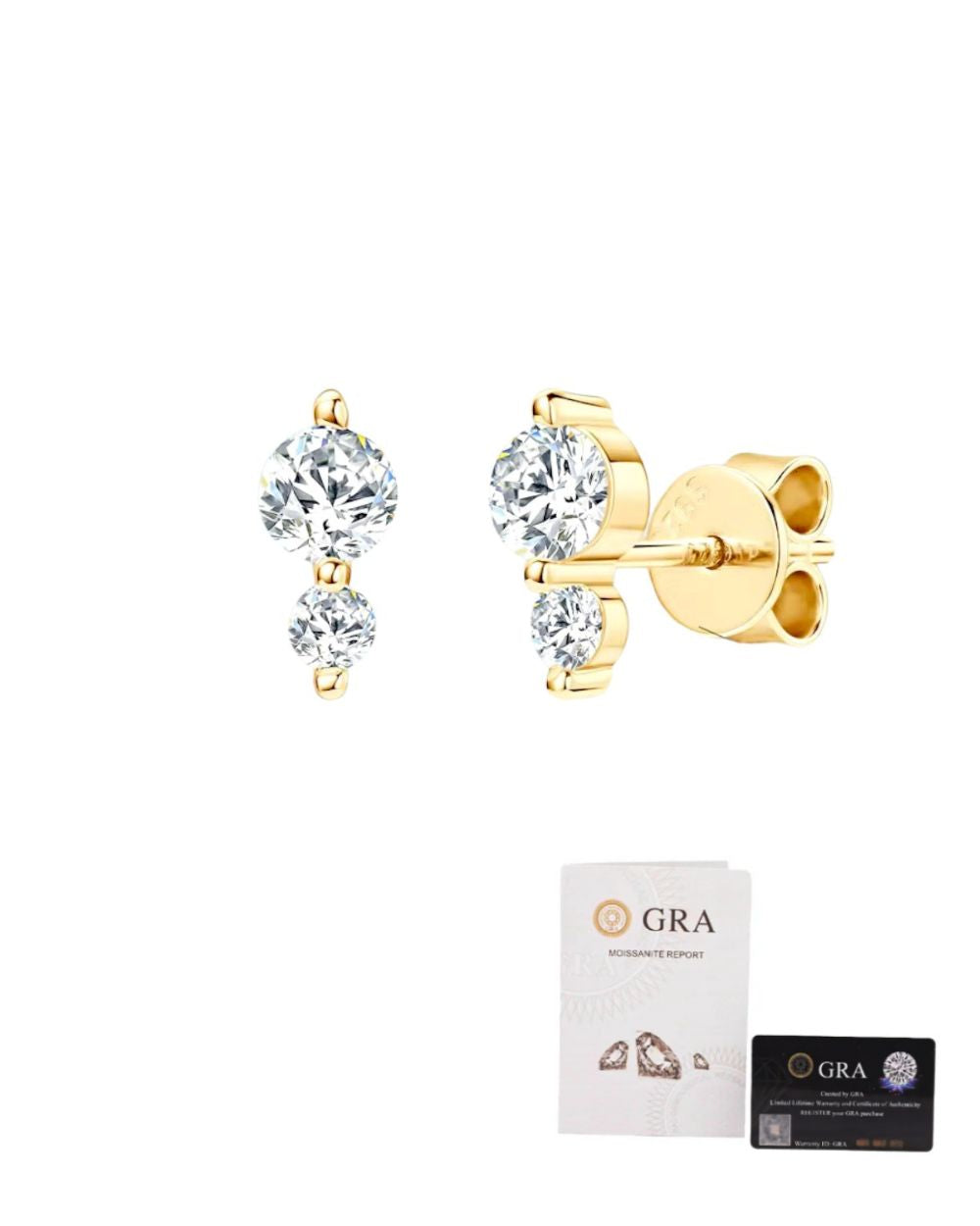 Brinco Pure Glow Moissanite Gold