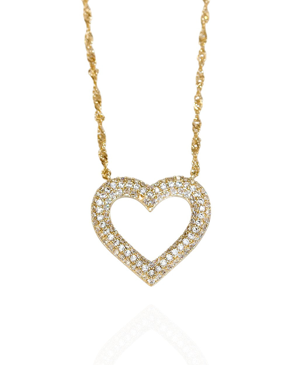 Colar Coração Love Gold