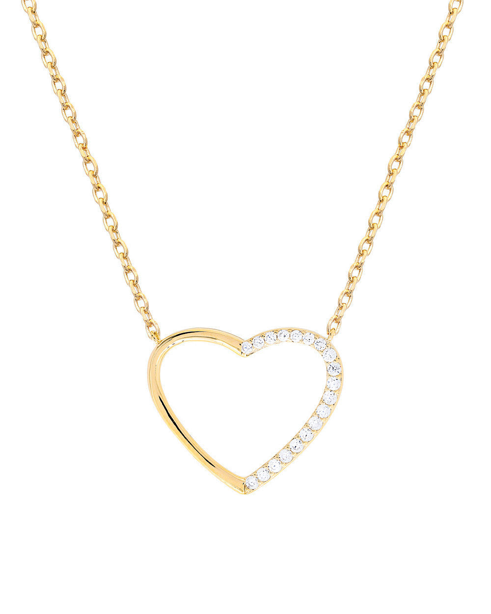 Colar Heart Vazado Luxury Gold
