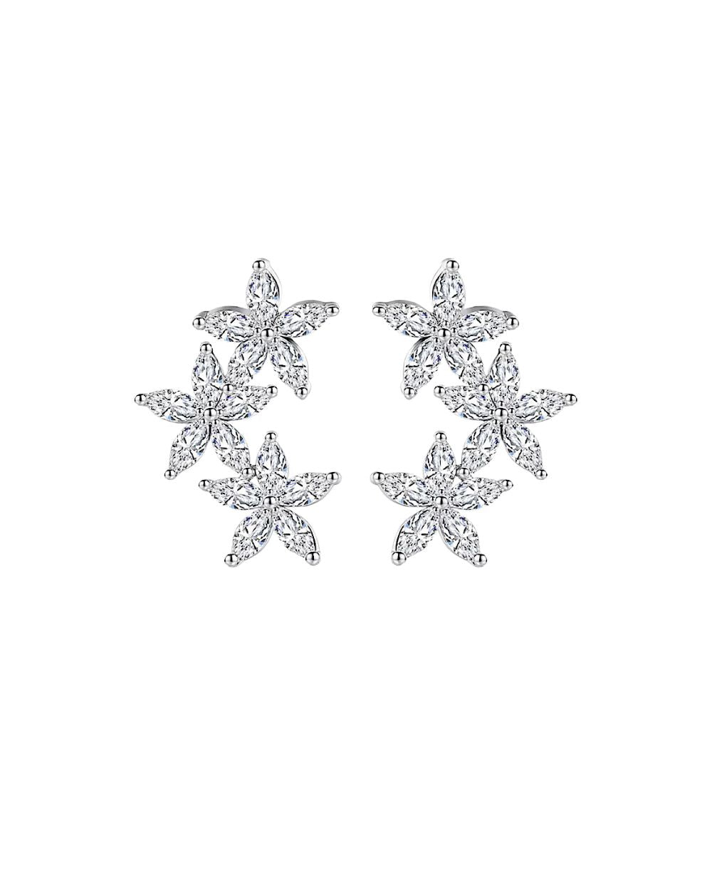 Brinco Triple Flower