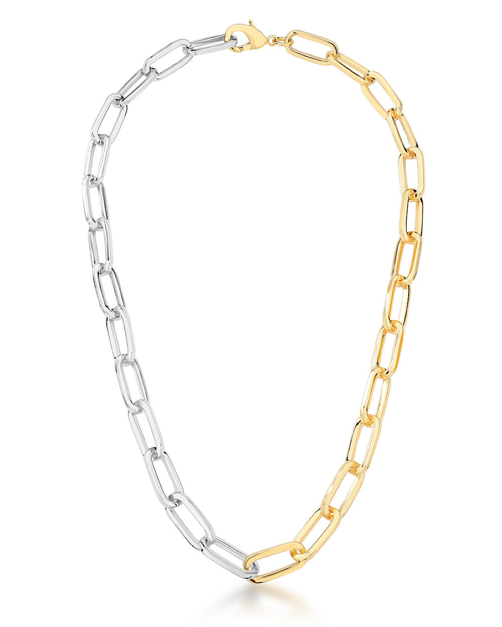 Colar Elos Mix Metais