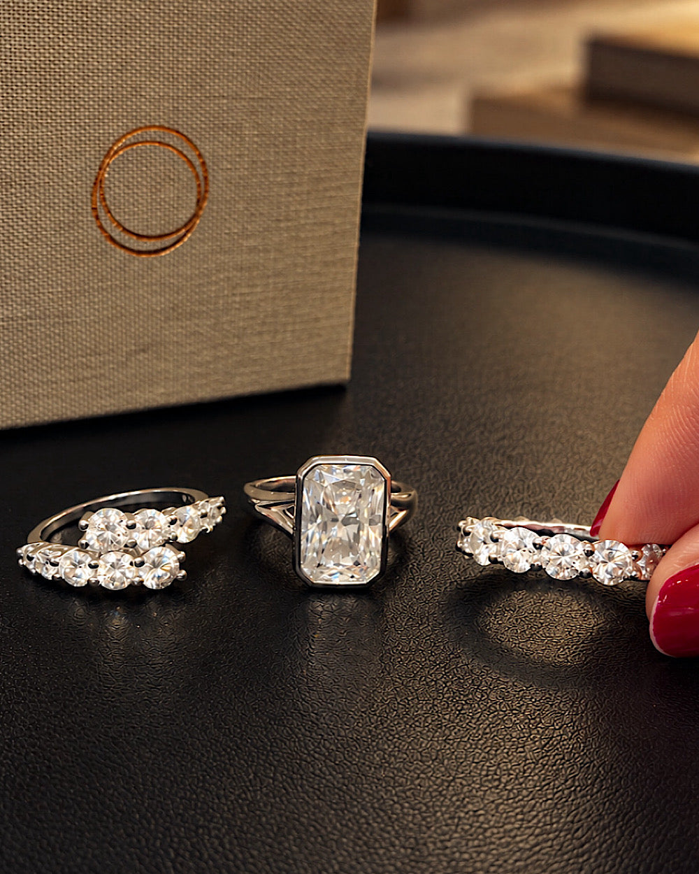 Anel Stardurst Moissanite - IT Stone Semijoias