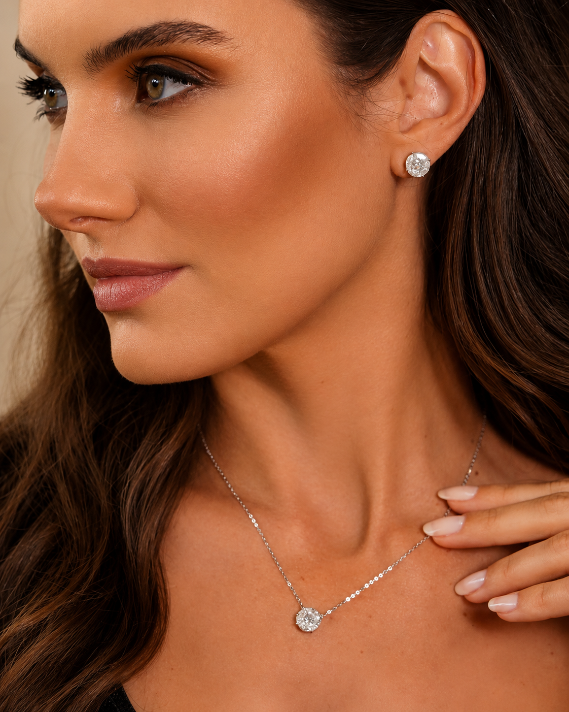 Brinco Moissanite Illusion