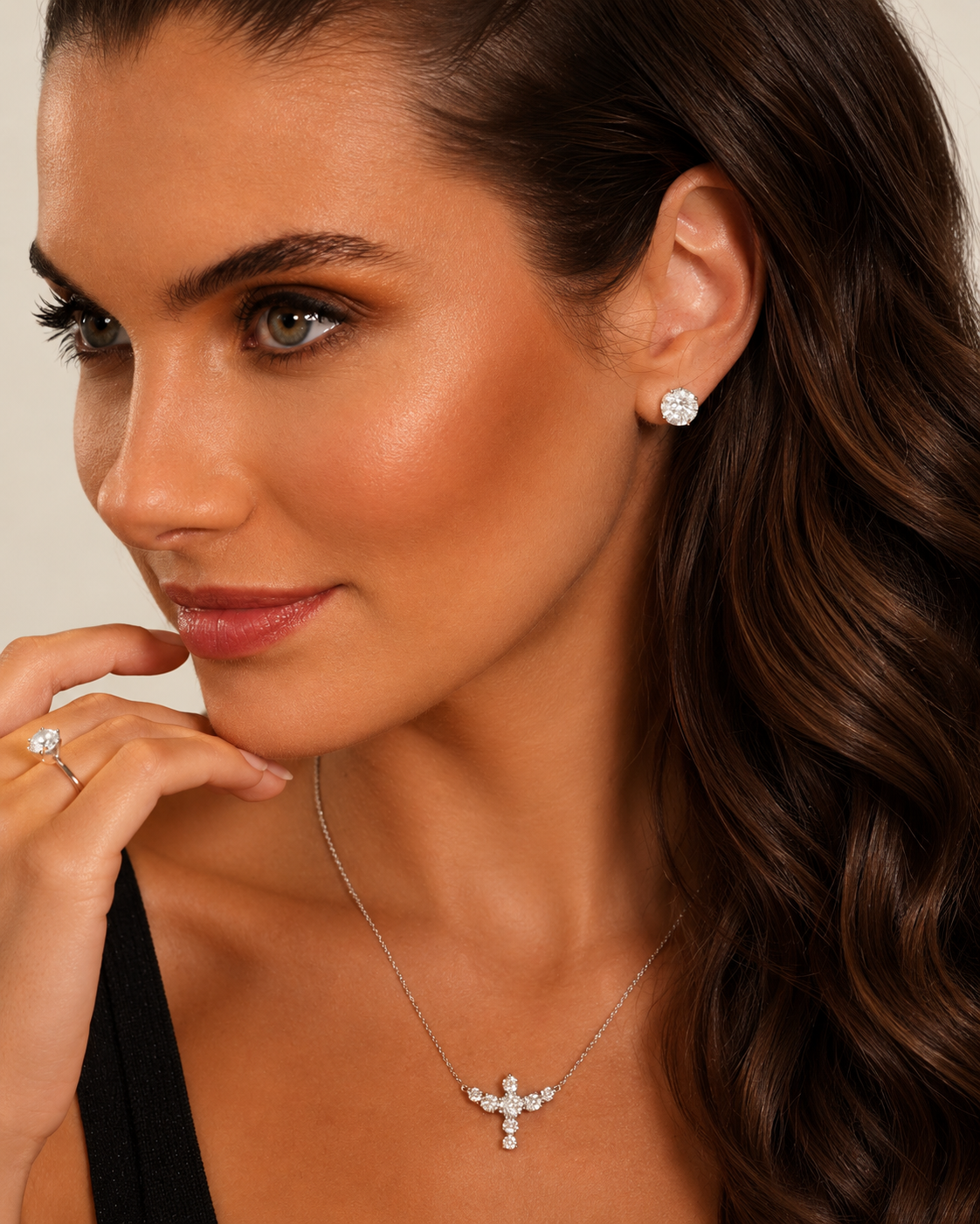 Brinco Moissanite Illusion