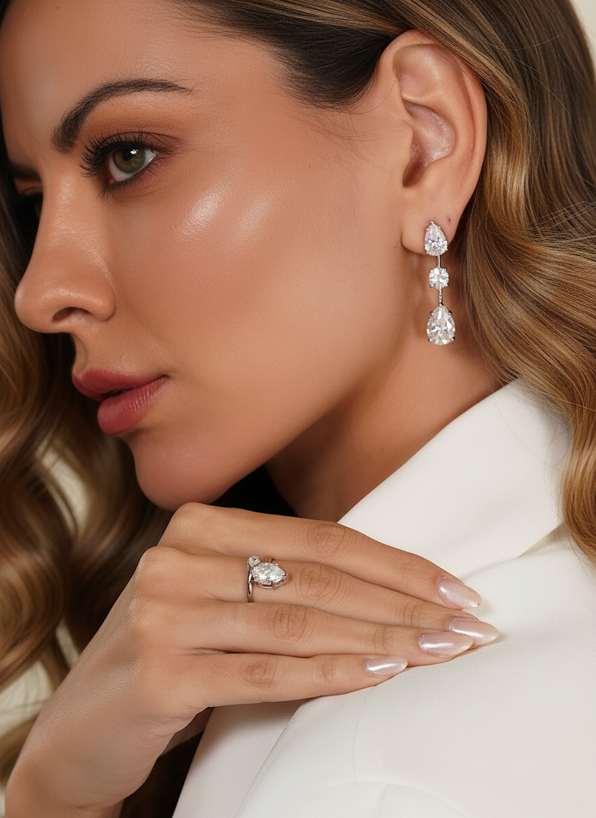 Brinco Nahara Moissanite 8ct