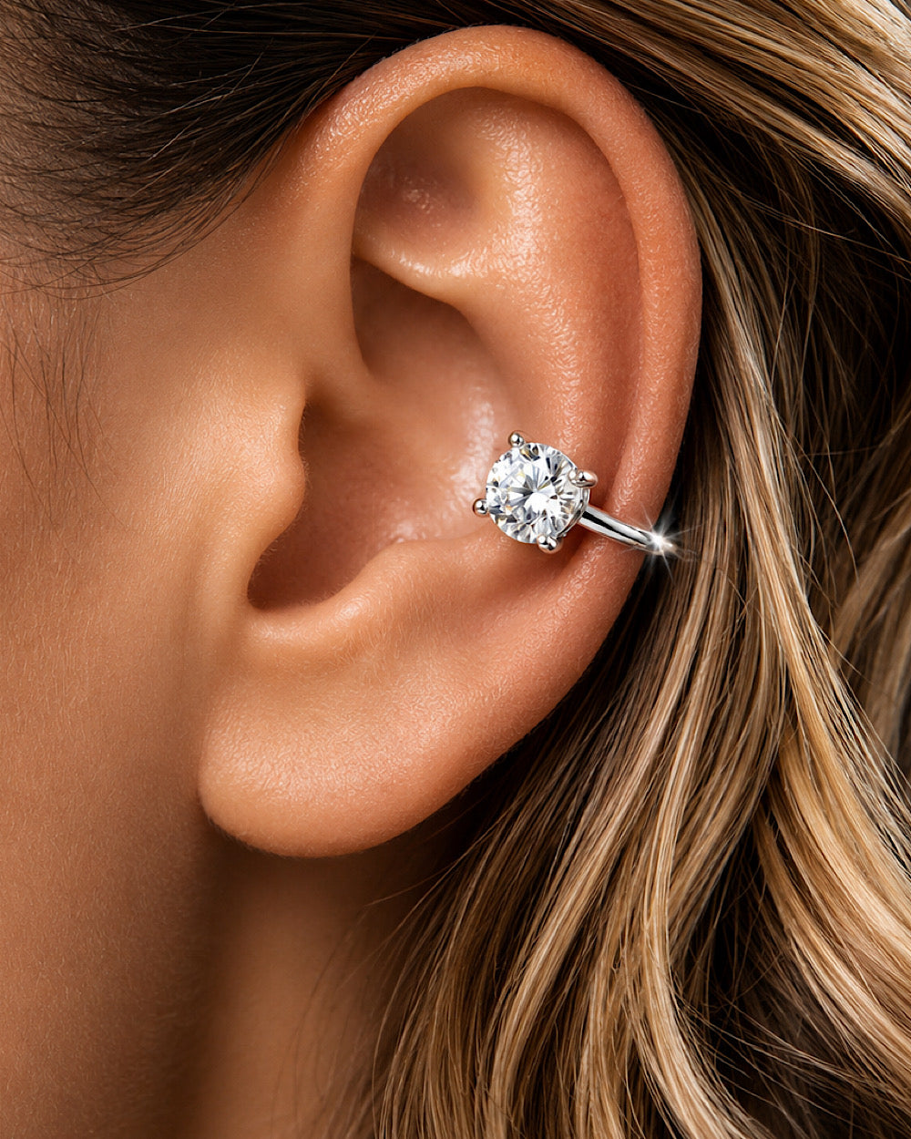 Piercing Falso 0.5ct Moissanite Luxo (unidade)