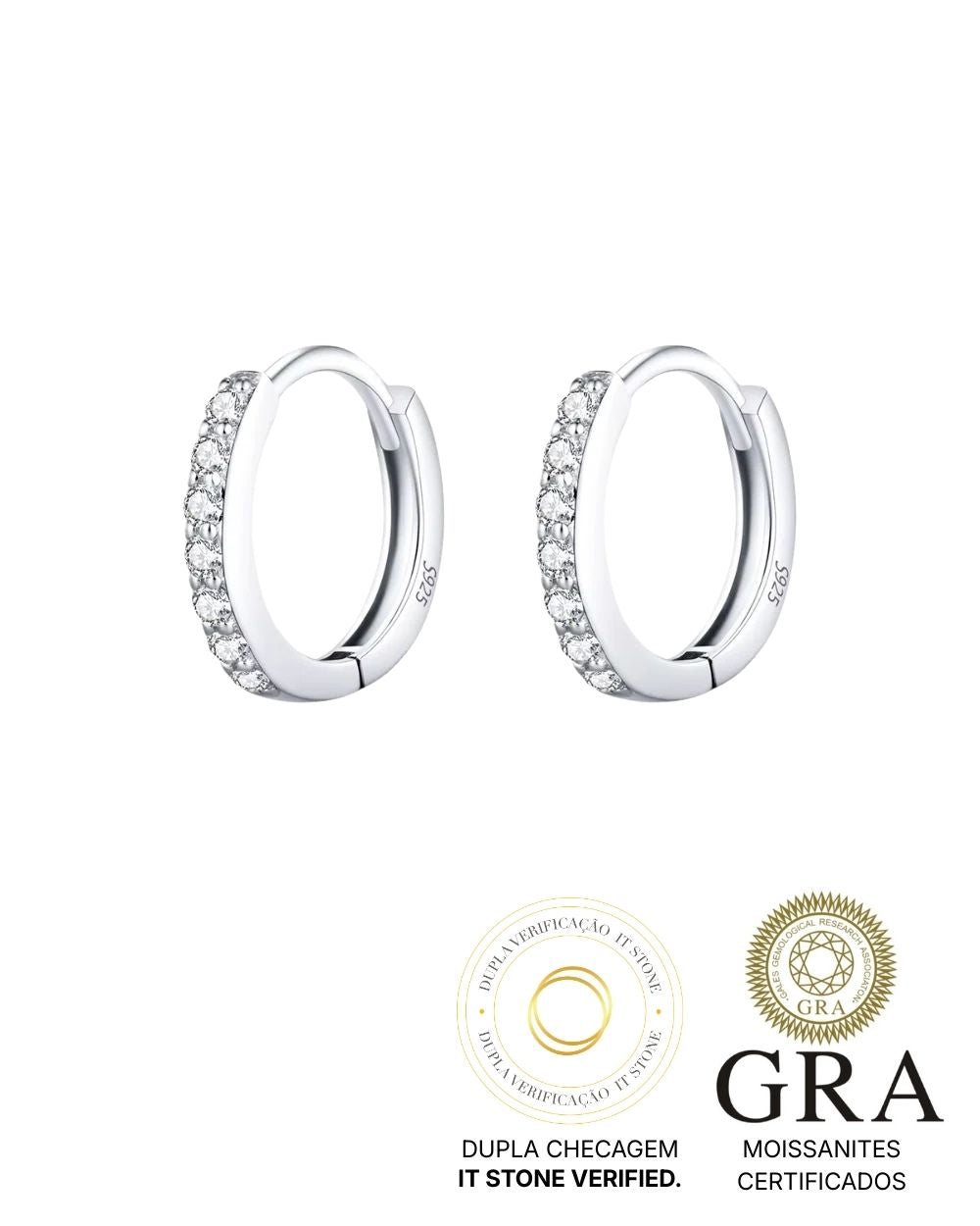 Argolinha Madison Moissanite