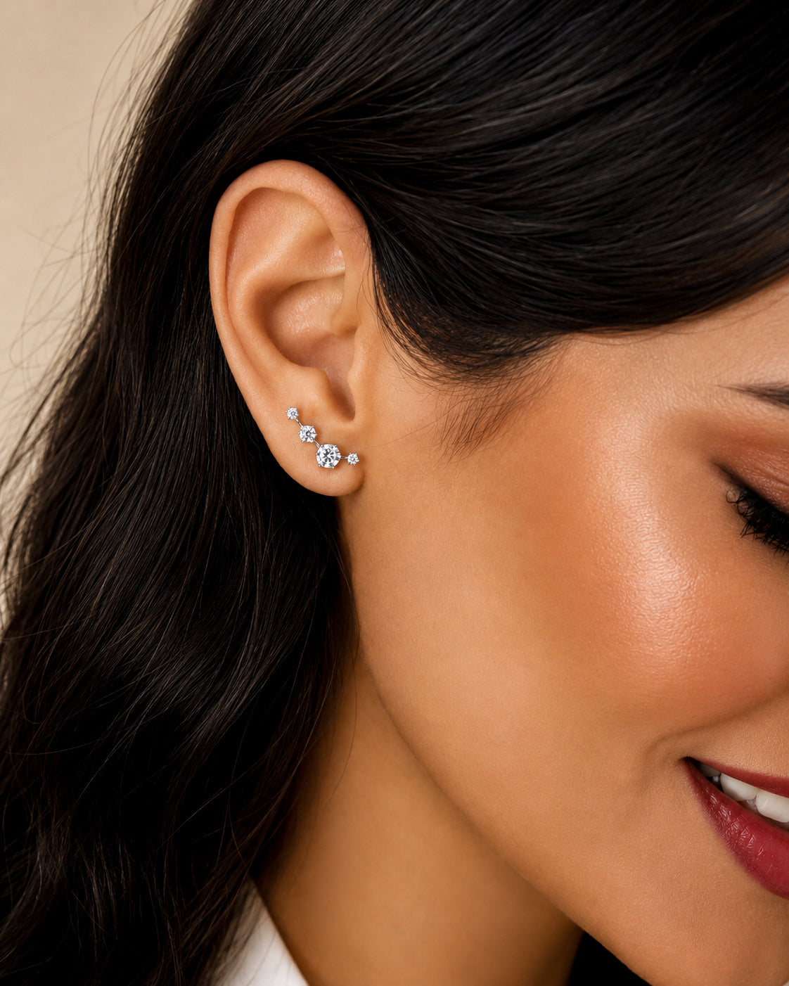 Ear Cuff Constelation Moissanites