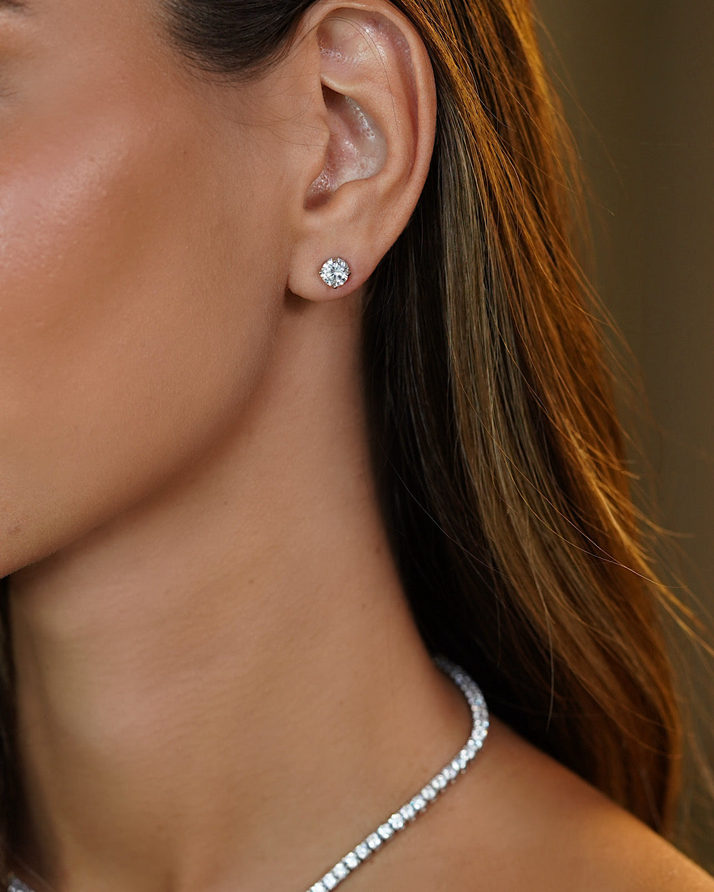 Brinco Solitário Stunning