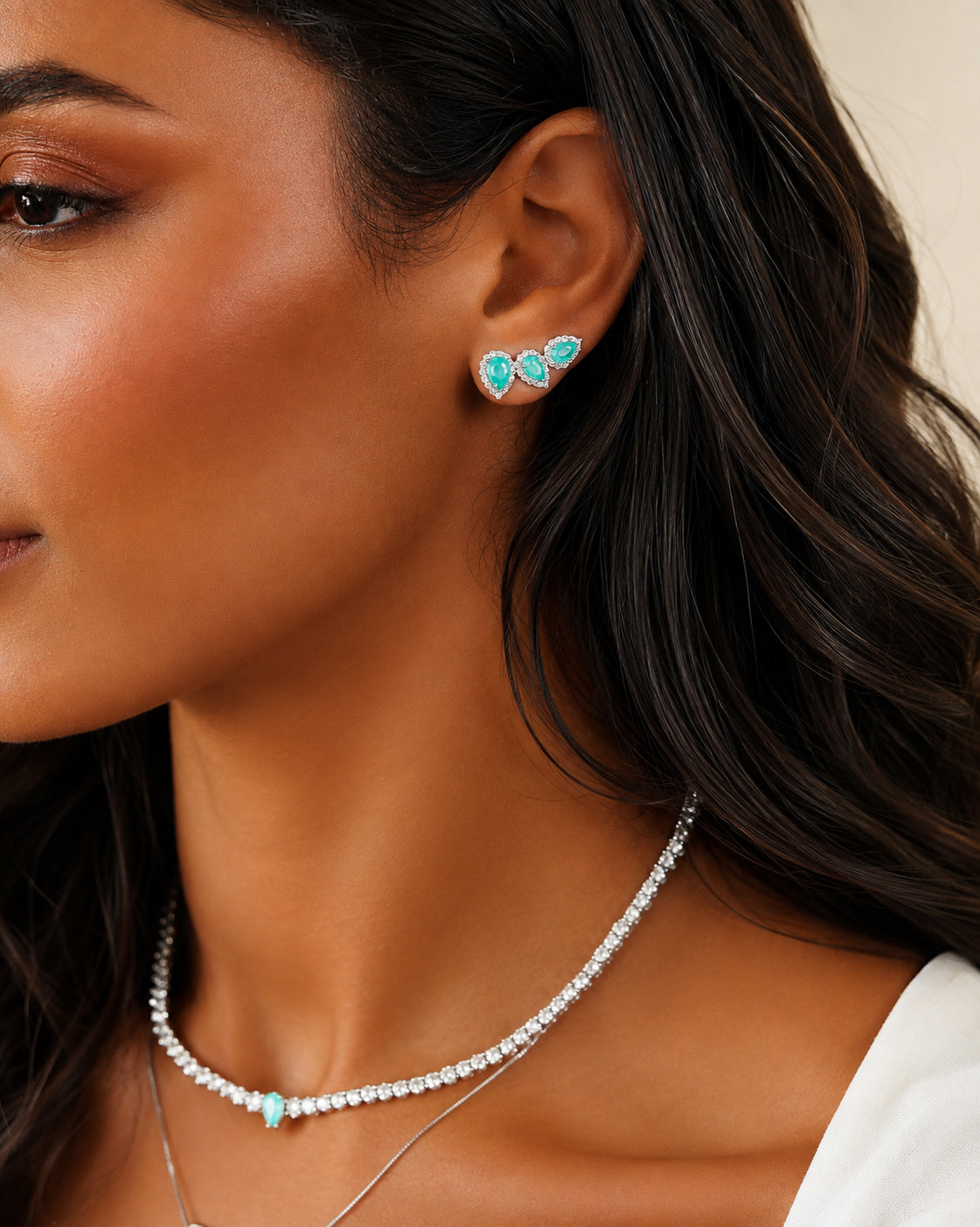 Ear Cuff Little J-Lo Esmeralda Colombiana Fusion