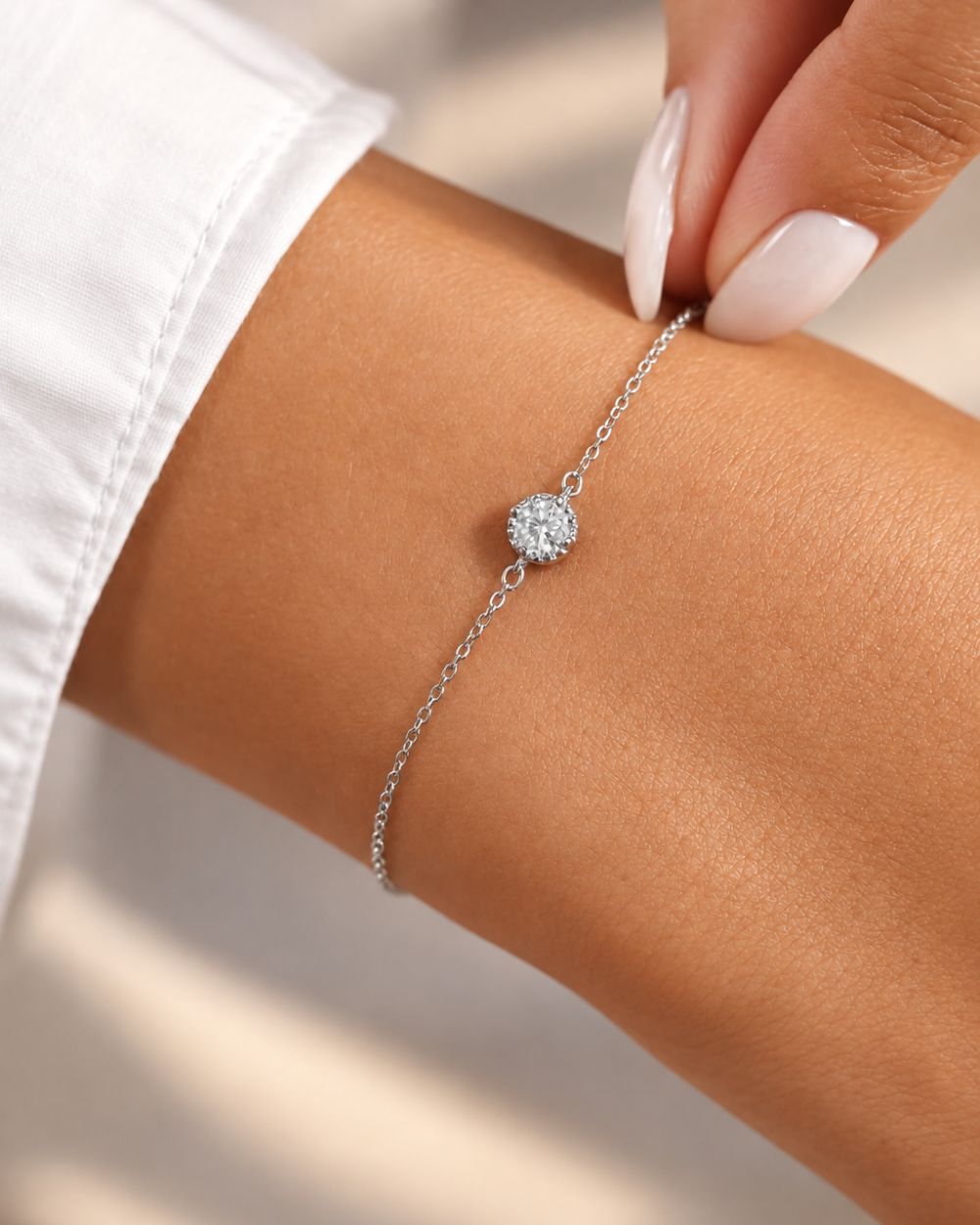 Pulseira Vintage Moissanite