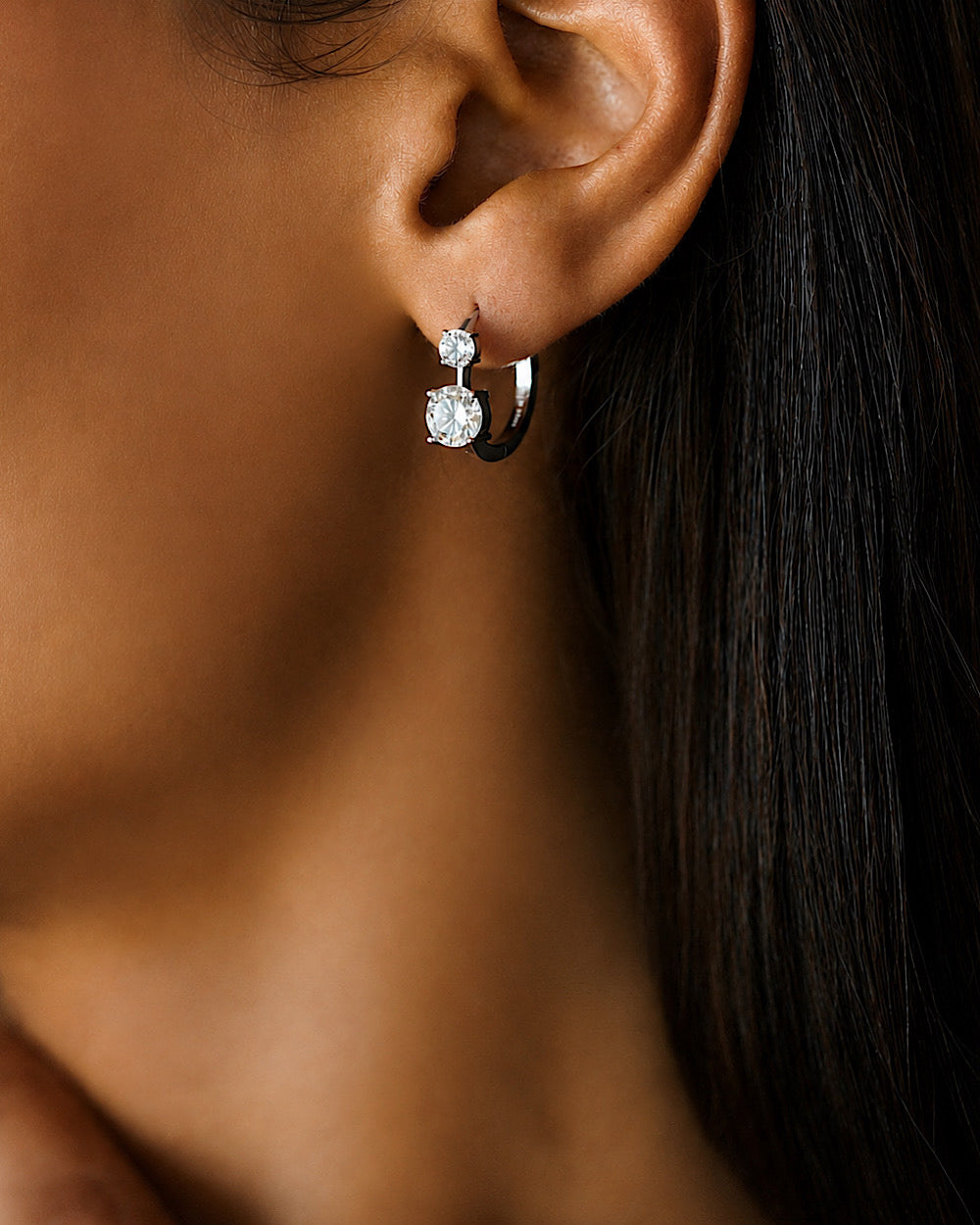 Argolinha Double Million Moissanite