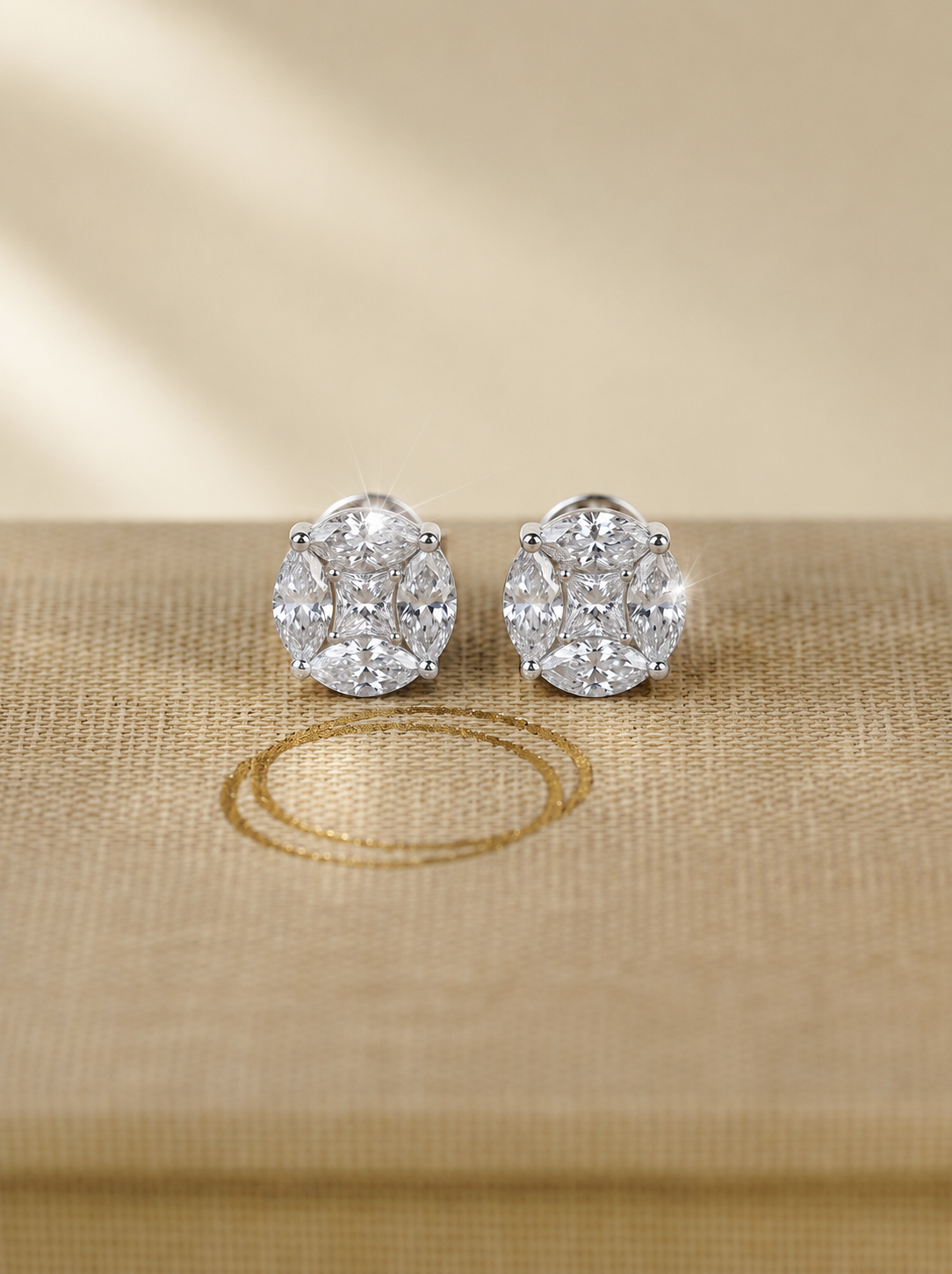 Brinco Moissanite Illusion