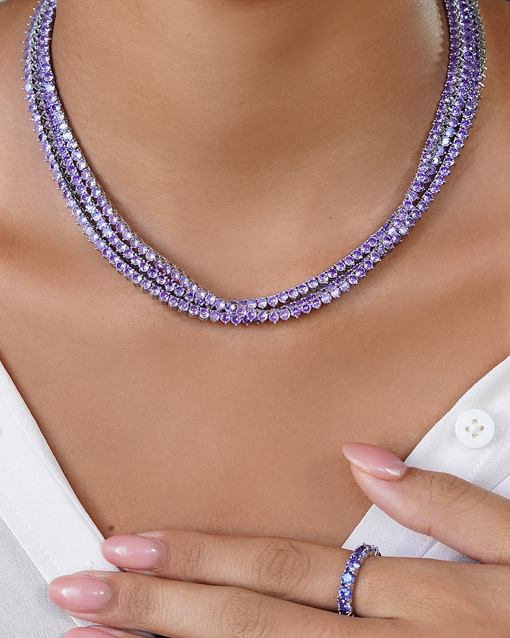 Colar Riviera Ametista — detalhe 5 | IT STONE