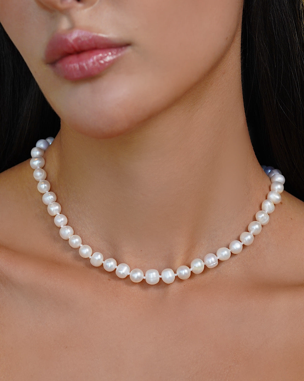 Colar Pérolas Naturais 40cm