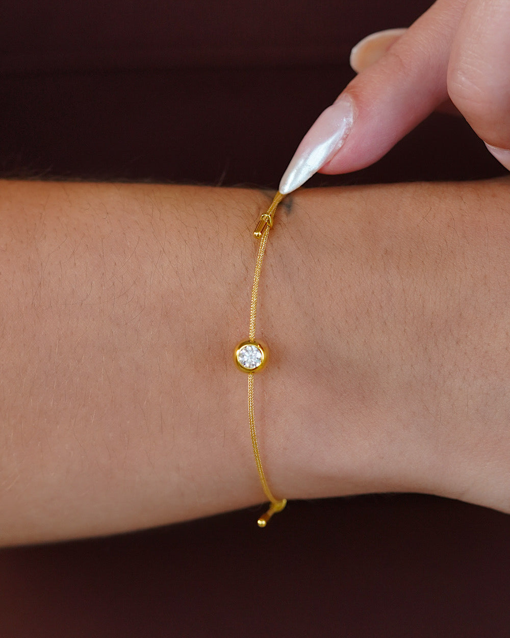 Pulseira Erie Moissanite Gold
