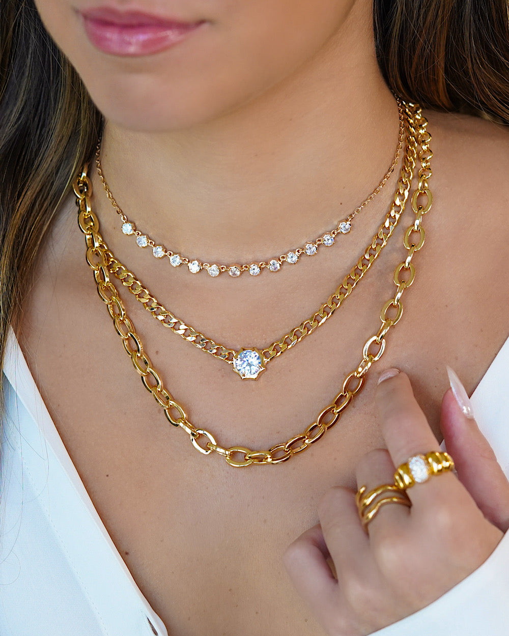 Colar Chain Fecho Boia