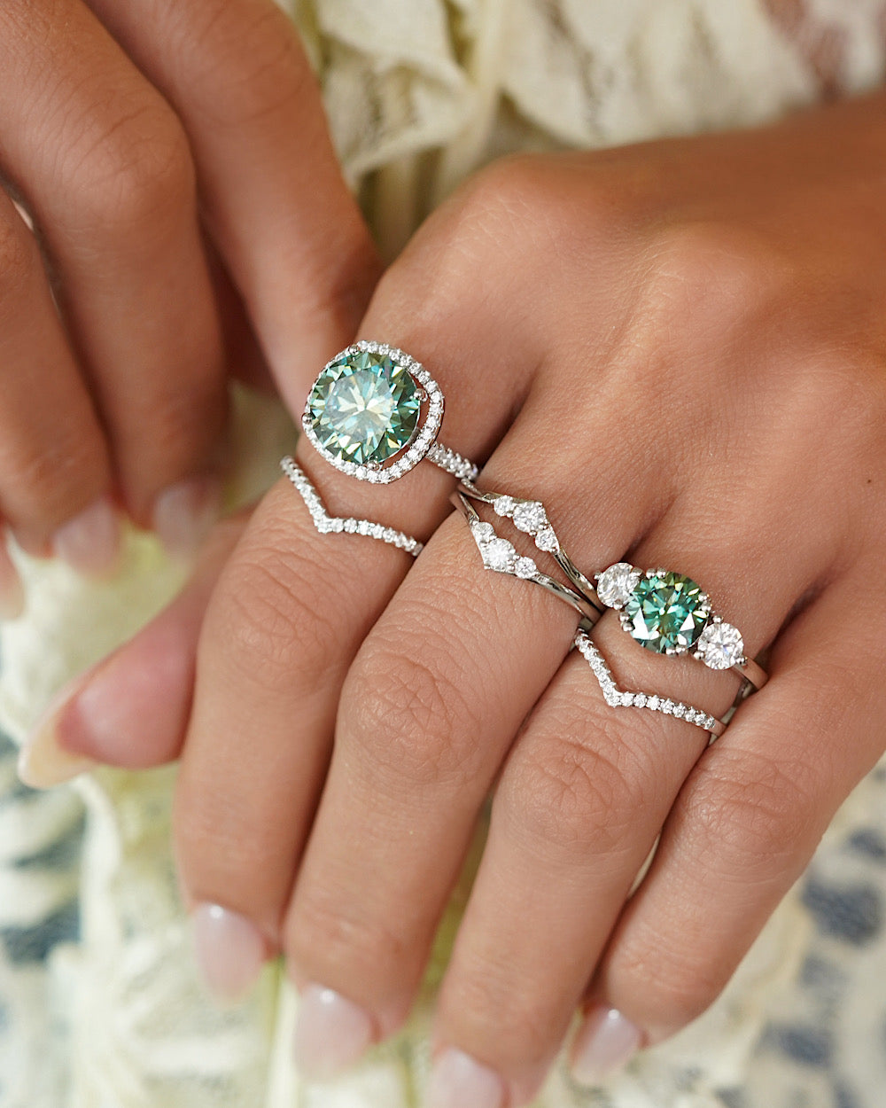 Anel Francesca Moissanite