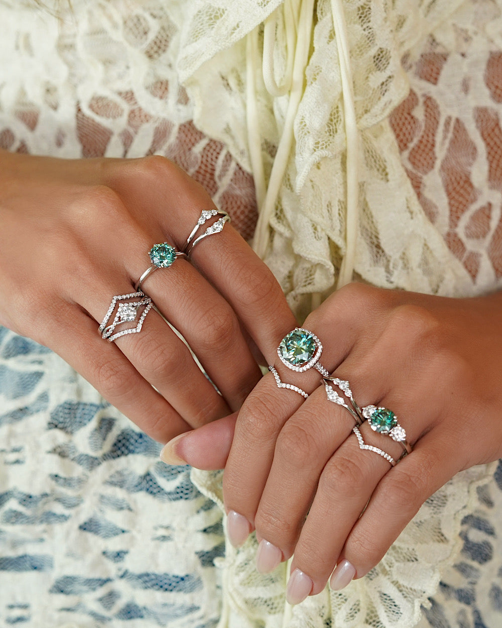 Anel Francesca Moissanite