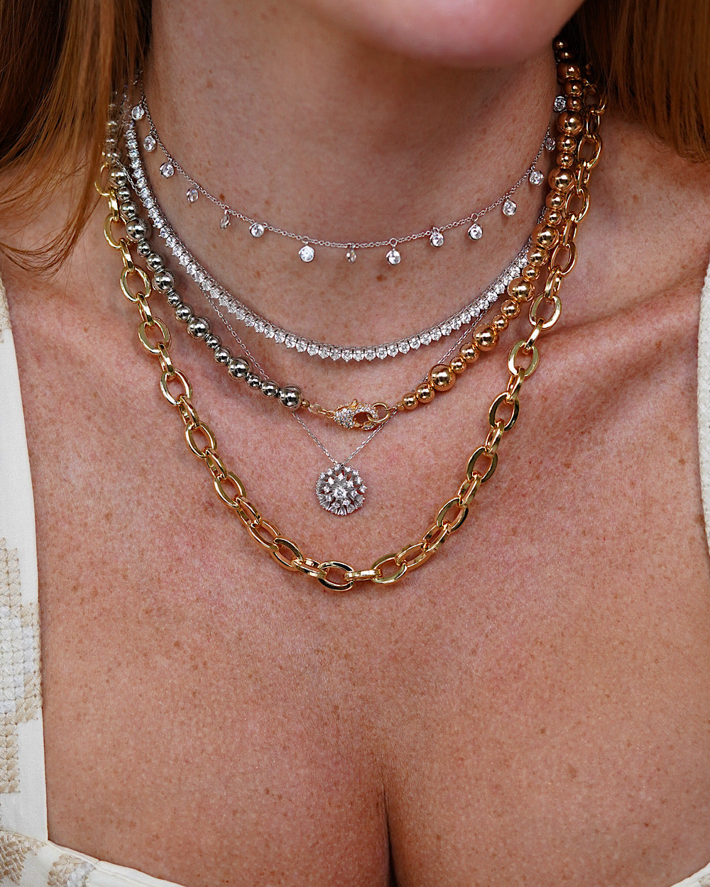 Colar Chain Fecho Boia