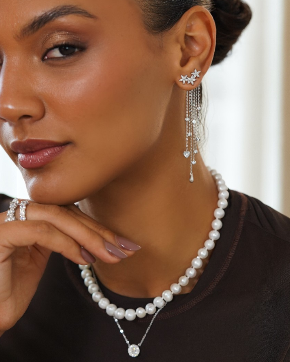 Colar Pérolas Naturais 40cm